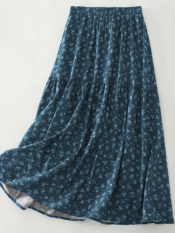 High Waist Floral Print Midi S - đánh giá và giá Midi Skirt Floral