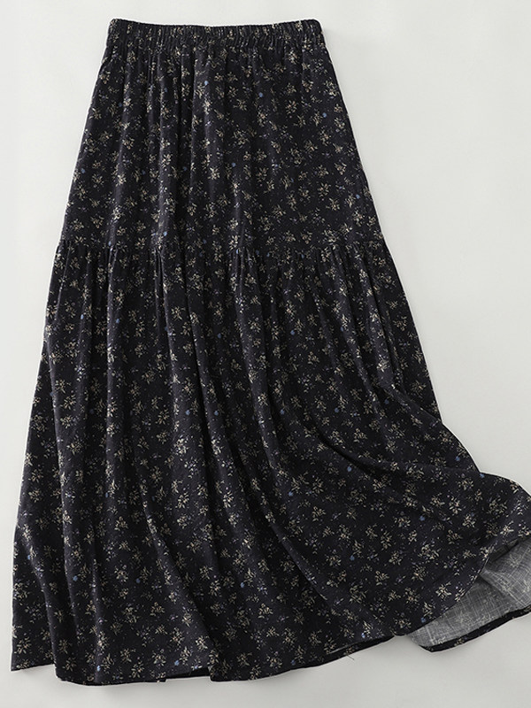 High Waist Floral Print Midi S - đánh giá và giá Midi Skirt Floral
